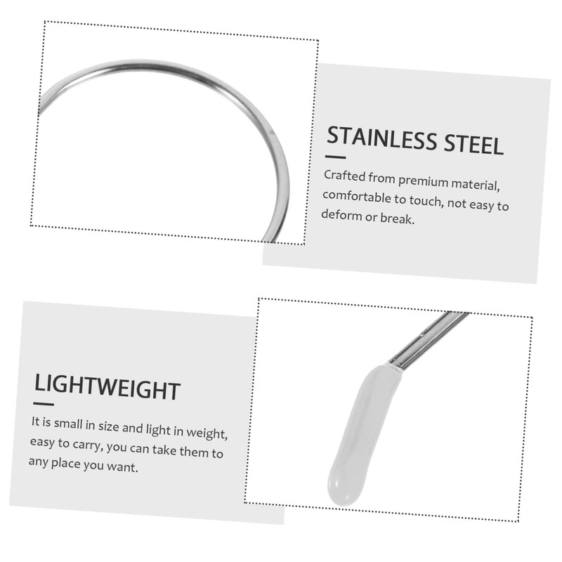 VICASKY Stainless Steel Hot Curler Clips 2 Sets for Electric