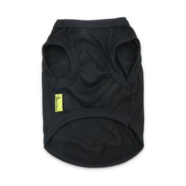 DroolingDog Dog Clothes Dog Shirt Dog T Shirt Security Letters Pet Vest for Small Dogs, Small, Black