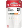 SINGER Microtex Sewing Machine Needles – Size 70/10, 80/12, 5