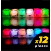 Movasa 12 Cubos Hielo Led Luminoso Multicolor Fiesta
