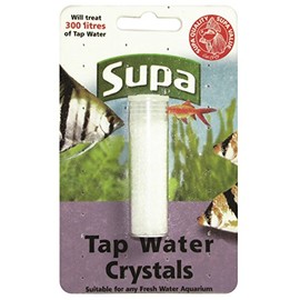 Supa Tap Water Conditioning Crystals, Pack of 12, Helps To Protect Fish From Harmful Chemicals In Tap Water, Suitable For All Fresh Water Aquariums/Fish Tanks, White Crystals.
