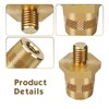 2PCS Brass Battery Terminal Posts, M8 Battery Terminal Connector, Auto