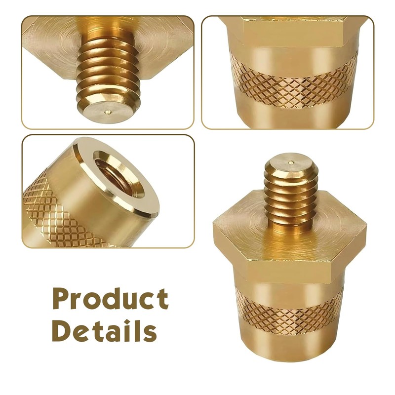 2PCS Brass Battery Terminal Posts, M8 Battery Terminal Connector, Auto