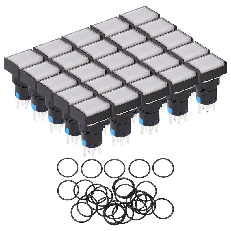 Button Switch Industrial Self Locking 5A Control Push Button Switch