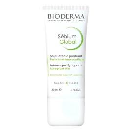 Bioderma Sebium Global 30ml Acné Barros Espinillas Todo Tipo Piel Día Noche