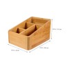 Gatuida 1pc Wooden Storage Box for Home Sundries and Cosmetics