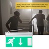 LED Emergency Exit Sign Light, Fire Arrow Down Suspended Safety