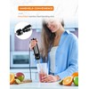 Commercial Chef Multi-Purpose Immersion Hand Blender with Detachable Stainless Steel