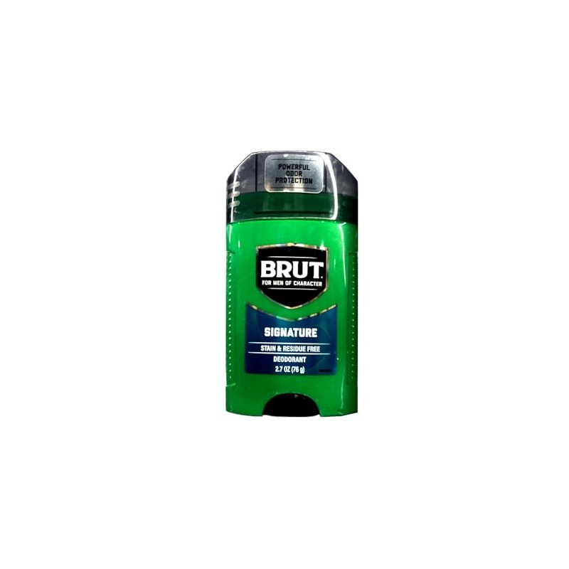 Brut Signature Deodorant – Stain & Residue Free, Powerful Odor
