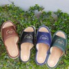 unisex office Acupressure Slippers Brown/L