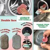 Washable Sponge Antibacterial Hygienic Reusable Double Sided Microfiber Cleaning Brush