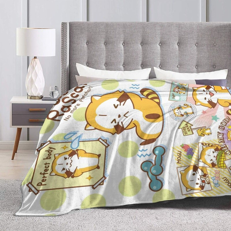 Rascal Blanket Flannel Soft Fluffy Blanket, Single, Dust Mite, Antibacterial,