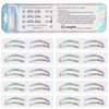 Permanent Makeup Eyebrow Auxiliary Stickers,Airbrush Brow Stickers Stencils Shape Tape,Brow