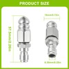 EPLZON 5000 PSI Stainless Steel Sewer Jetter Nozzle with 1/4in