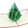 ENJOYPRO Christmas Card 8PCS, 3D Pop Up Christmas Tree Greeting