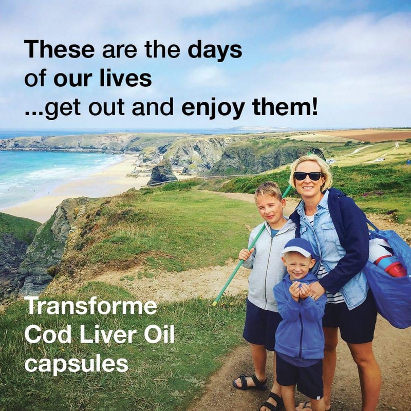Transforme Cod Liver Oil Capsules 1000mg 365 High Strength Omega