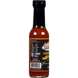 Cackalacky Famously Original Super Extra Hot Pepper Sauce - 5 oz Bottle - Extreme Heat for Grilling, Marinades & Fiery Dips