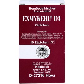 Sanum-Kehlbeck Exmykehl D3 Suppositories, Pack of 10