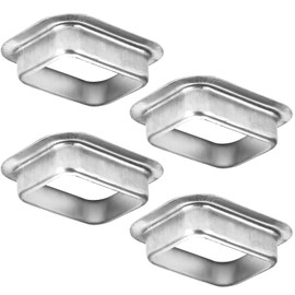 VYH 3" x 4" Rain Gutter Downspout Drop Outlet Aluminum K Style (4 Pack)