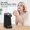 CHULUX Single Serve Coffee Maker for K Capsule and Ground