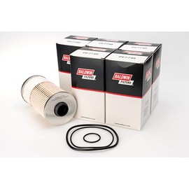 Baldwin PF7748 Diesel Fuel Water Separator Filter Element for Davco Fuel Pro, Heavy Duty 10 Micron, Replaces 23529168, 33651XE, 382114, L5467FNXL and FS19624 (Pack of 6)