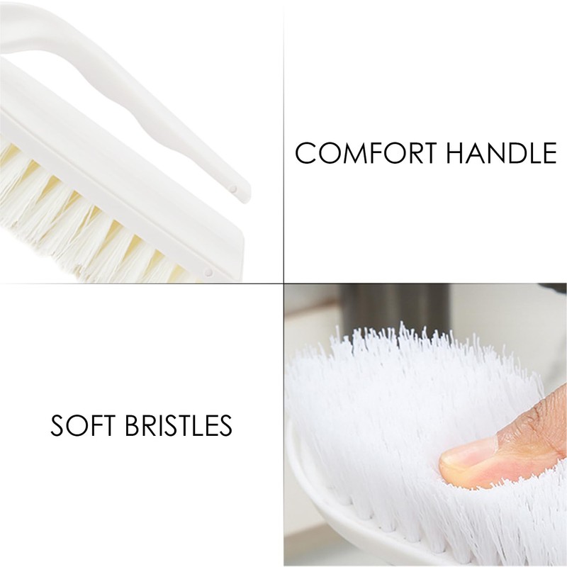 2 Pieces White Cleaning Brushes, Car Cleaning Brushes, Car Detailing
