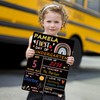 First Day and Last Day of School Chalkboard for Kids