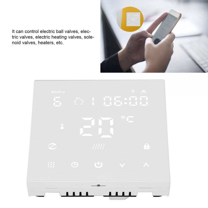 16A Digital Display Smart Thermostat Remote WiFi Temperature Controller for