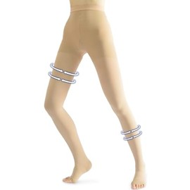 Beister Mallas Compresión Médicas Mujeres Hombres Mmhg Cintura Abierta Alta Leggings Apoyo Graduado Venas Varicosas Edema Vuelo Tvp