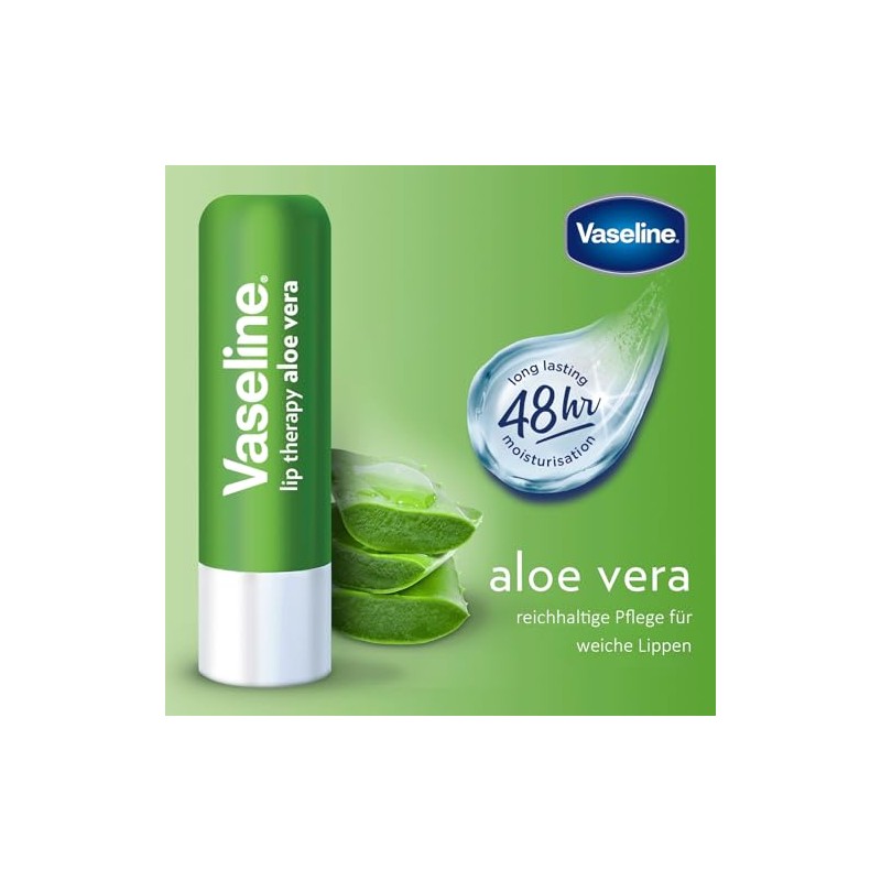 Lip Therapy Petroleum Jelly - Aloe Vera by Vaseline for