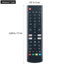 AKB76037601 Replacement Remote Compatible with LG LED LCD OLED Smart TV 65UQ7050ZUD 43LM5770PUA 43UP7000PUA 32LM627BPUA 65UP7670PUC 32LM577BPUA 43UP8000PUR 50UP8000PUR 55UP8000PUR