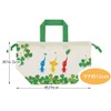 Skater KB7-A Children's Lunch Bag, Drawstring Bag, Pikmin, Made in