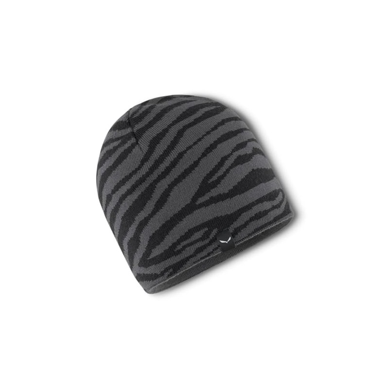 Salewa Sella Beanie, Crevasse Onyx, Standard Size