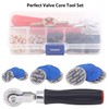 GTIWUNG 70 Piece Tyre Valve Remover Valve Tools Set, Tyre