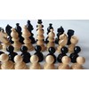 Azi Beautiful Handmade Hazel Wood Chess Pieces Black King is