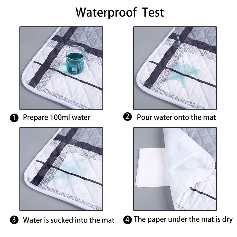 WEWAYKGJ Rabbit Cage Liners, Guinea Pig Bedding Pads Bunny Cage