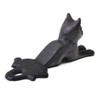 STOBOK Cast Iron Cat Shape Door Stopper Heavy Duty Wedge