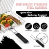 Portable Grill Baskets WINHONW Bbq net BBQ Grilling Basket veggie