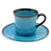 Utsuwa Roan Mino Ware Higashiyama Kiln "Turkish Blue" Coffee Cup