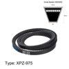 sourcing map XPZ975 V-Belt Drive Belt 975 mm Pitch Length