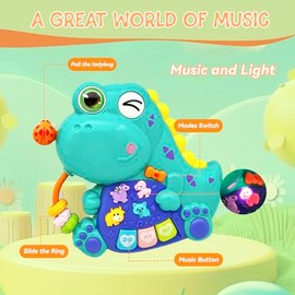 Baby Musical Toys for 1 Year Old Boy Girl, Light Up Music Developmental Learning Toy for Toddlers , Tummy Time Toy12 - 18 Months, Baby Birthday Gift (