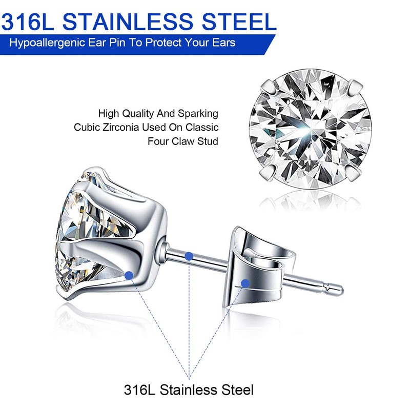 YASPIT Ear Piercing Gun Kit,Professional Ear Nose Self Piercing Tool,Earring