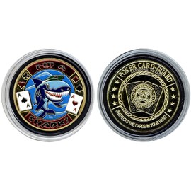 I'm A Shark Gold Poker Card Guard