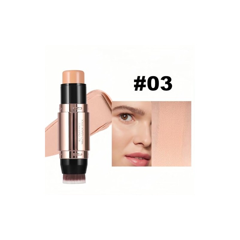 Contour Stick - Lápiz de maquillaje con brocha para modelar