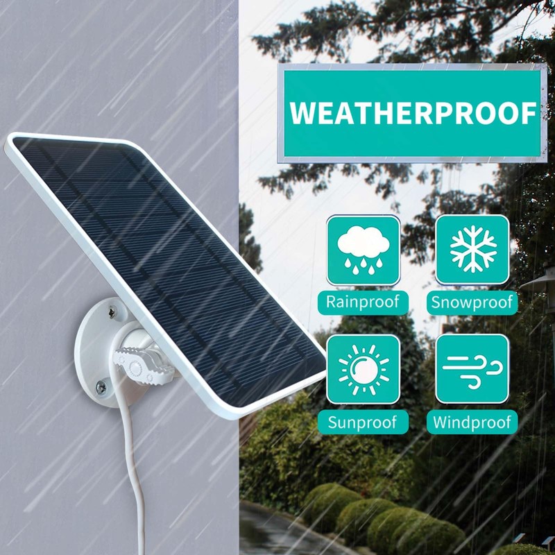 DIANMU Solar Panel Charger for Arlo Cameras-Compatible with Pro 4,Pro