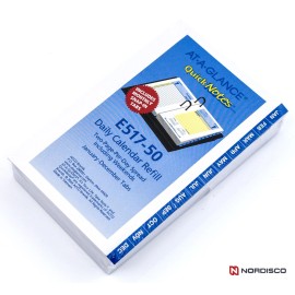 AT-A-GLANCE 2026 At-A-Glance E517-50 QuickNotes Daily Calendar Refill, 3-1/2 x 5-27/32"