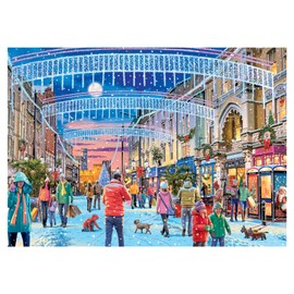 Jumbo, Falcon de luxe - Christmas in Cardiff, Jigsaw Puzzles for Adults, 1000 piece