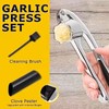ZOHO (Canadian Brand) Garlic Press & Silicon Peeler Set with