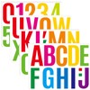 20 Sheets Alphabet Stickers 4 in Letter and Numbers Stickers