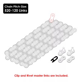 Caltric Black Drive Chain for Honda TRX450ER Electric Start 2006-2014